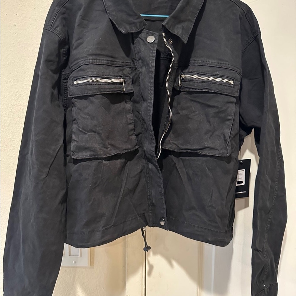 Fashion Nova Black Utility Jacket